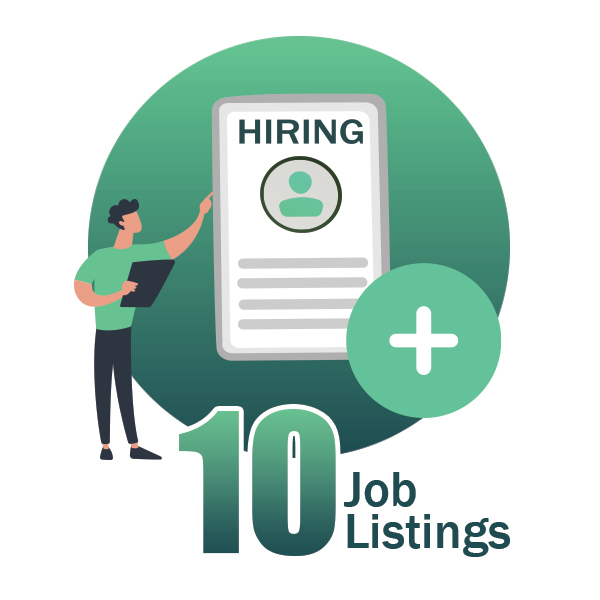 10 listing 2 Ten Job Listings Plan